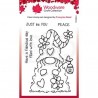 NYHET - Woodware Clear Stamp "Flower Power Gnome" A6