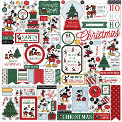 Echo Park Mouse And Me Christmas 12x12 Inch Collection Kit (MMC520016)
