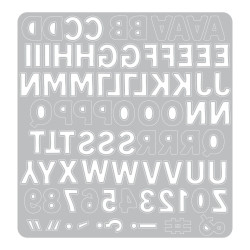 Sizzix • Thinlits Dies Mini Bold Alpha by Vicki Boutin 71pcs Sizzix (667198)