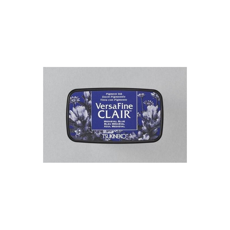 Versafine Clair ink pad Dark Medieval blue