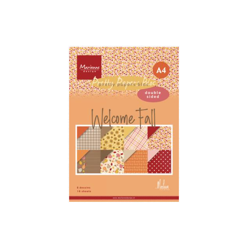 Marianne Design A4 Welcome Fall By Marleen PK9185