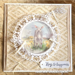 Marianne D A4 Paper pad Eline‘s Whitewash PB7066