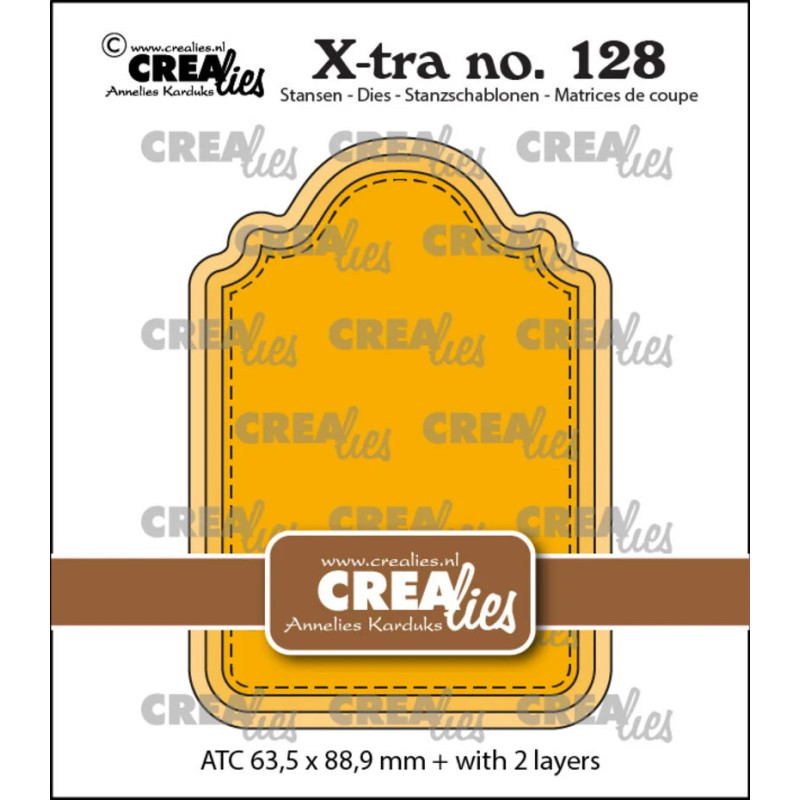Crealies X-tra Dies ATC Panel C (CLXtra128)