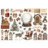 Stamperia - Gear up for christmas - Adhesive Ephemera