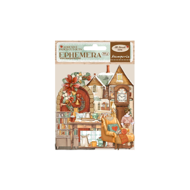 Stamperia - All around christmas - Adhesive Ephemera