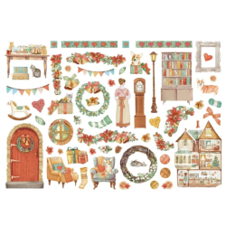Stamperia - All around christmas - Adhesive Ephemera