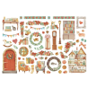 Stamperia - All around christmas - Adhesive Ephemera