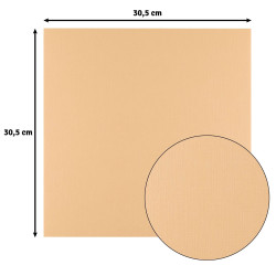 Florence • Linen Cardstock 250gsm 12x12" Parchment 10ST (2822-001)