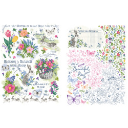 Graphic 45 Spring is in the Air Rub-On Transfers (4502979)