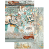 Stamperia Printed Art Junk journal: stickers, cut-outs, backgrounds for Art and Craft - Furry Friends 2