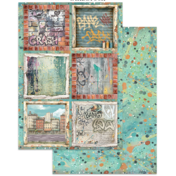 Stamperia Printed Art Junk journal: stickers, cut-outs, backgrounds for Art and Craft - Furry Friends 2