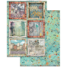 Stamperia Printed Art Junk journal: stickers, cut-outs, backgrounds for Art and Craft - Furry Friends 2