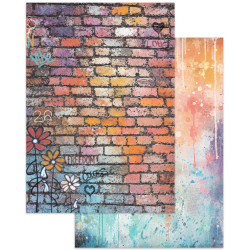 Stamperia Printed Art Junk journal: stickers, cut-outs, backgrounds for Art and Craft - Furry Friends 2