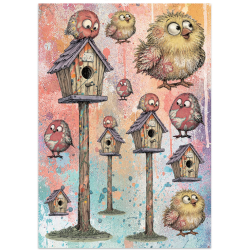 Stamperia Printed Art Junk Journal Focus Points for Art and Craft A5 - Furry Friends 2
