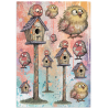 Stamperia Printed Art Junk Journal Focus Points for Art and Craft A5 - Furry Friends 2