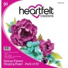Heartfelt Deluxe Flower Shaping Paper Pack of 50 - White