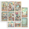Stamperia Furry Friends 2 12x12 Inch Paper Sheet 6 Cards (1st) by Antonis Tzanidakis (SBB1171)