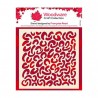 Woodware • Stencil / Mask faux leopard 15,4x15,4 cm