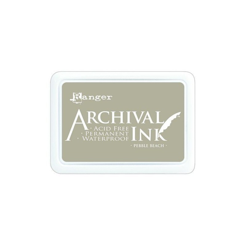 Ranger Archival Ink pad STOR - Waterproof Wendy  pebble beach