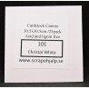 Scrap & Hjälp Cardstock Christal White 12"x12" 25 pack eller styckvis SoH101