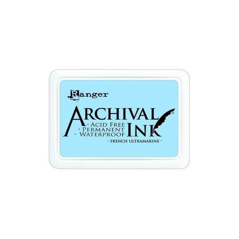 Ranger Archival Ink pad STOR - Waterproof Wendy   french ultramarine