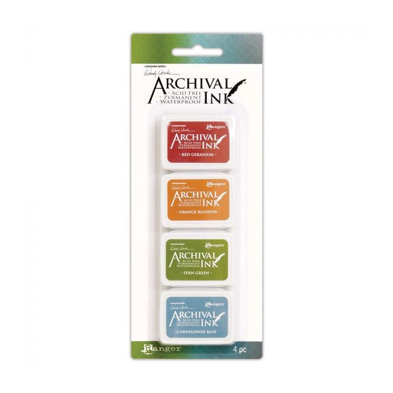 Ranger Archival Mini Ink Kit 4  Wendy Vecchi