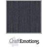 CraftEmotions linen cardboard 10 Sh antracit 30,5x30,5cm /
