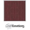 CraftEmotions linen cardboard 10 Sh Mahogny  30,5x30,5cm /