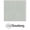 CraftEmotions linen cardboard 10 Sh Titanium 30,5x30,5cm /