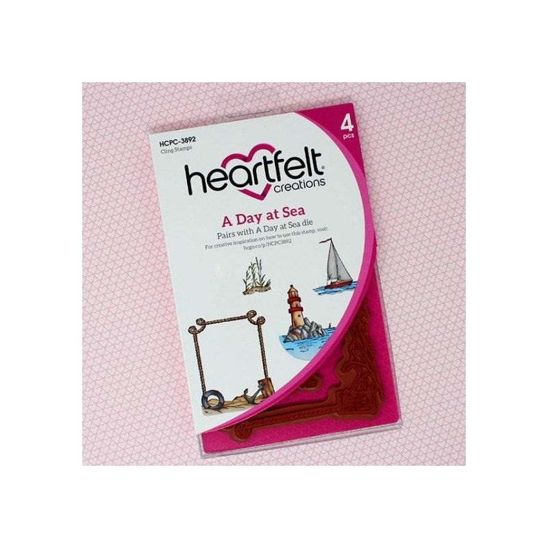 Heartfelt "Set" A Day at Sea Die, Stamp