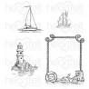 Heartfelt "Set" A Day at Sea Die, Stamp