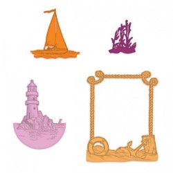 Heartfelt "Set" A Day at Sea Die, Stamp