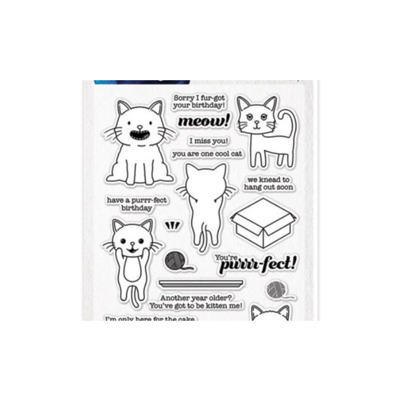 Ranger • Photopolymer stamp Cool cats Simon Hurley Kitten