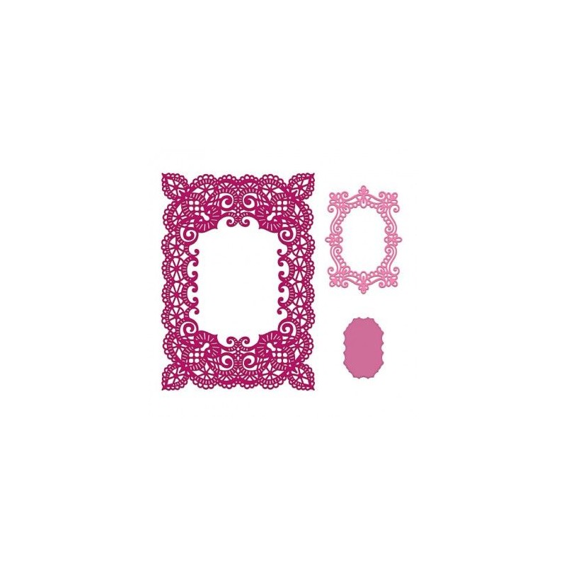 Heartfelt "DIE" Eyelet Lace Frames