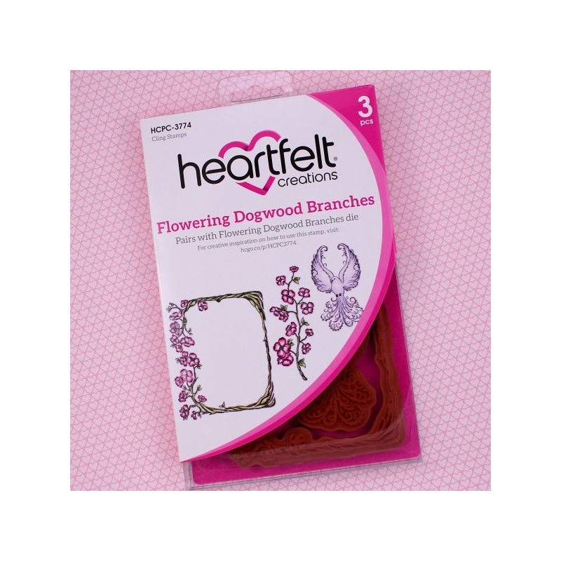 Heartfelt "Set" Flowering Dogwood Branches StamP,  Die