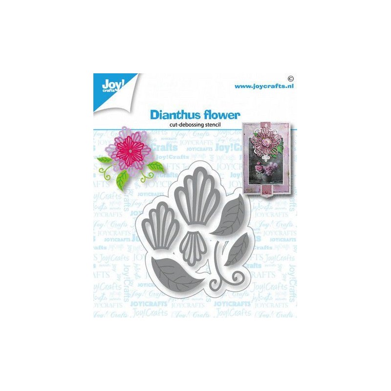 Joy! Crafts Cut-debossdie - Dianthus flower  61x52 mm