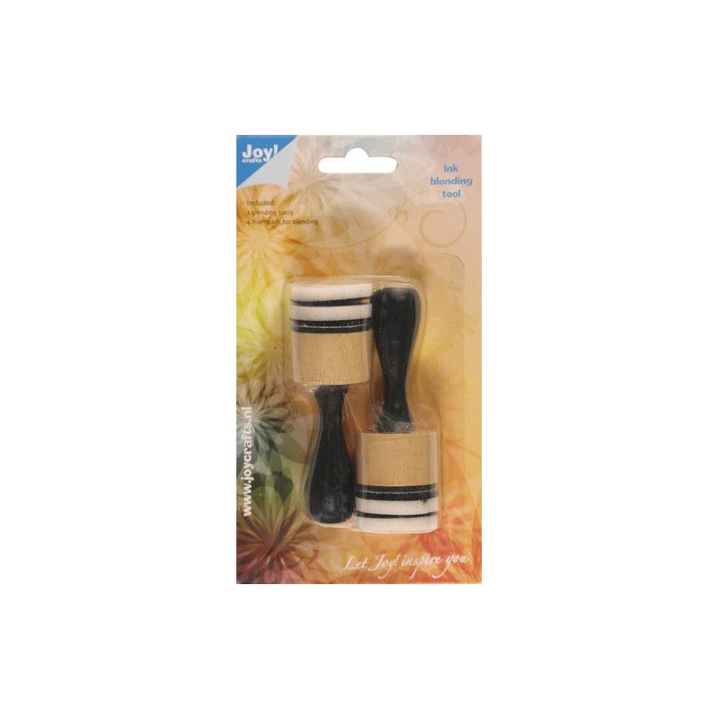 Joy! Crafts Ink blending tool 2pcs + 4 foam pads  30mm