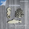 Joy! Crafts Woodsters - Wooden figures - Seahorse coral fish