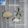 Joy! Crafts Woodsters - Wooden figures - Starfish conch fish