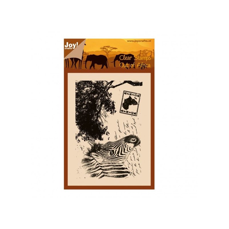 Joy!Crafts Clear Stamp Out of Africa Zebra
