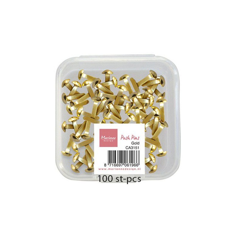 Marianne D Decoratie Push Pins - Goud