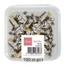 Marianne D Decoratie Push Pins - Silver