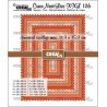 Crealies Rektangel die XXL Rectangles with inverted scallop  11,9x15,9cm