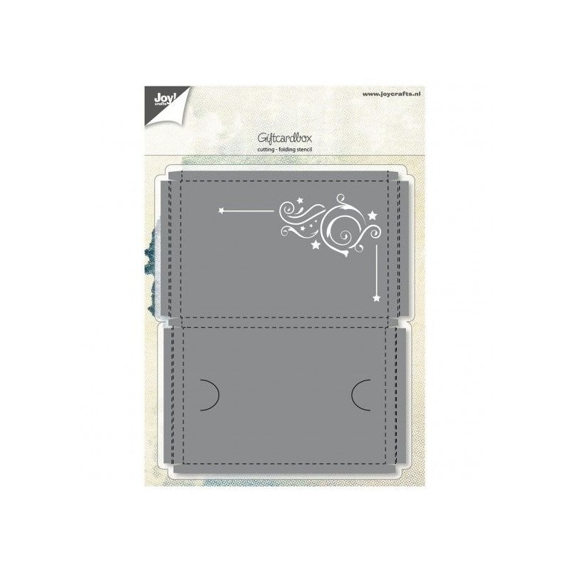 Joy!Crafts Die giftcardbox med swirl