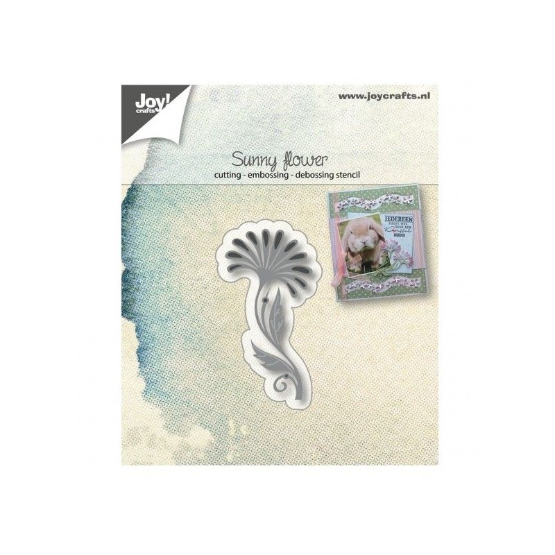 Joy!Crafts snij- embos- debosstencil bloem exotisch