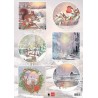 Marianne D Decoupage Winter wishes - Squirrel  A4  EWK1287