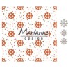 Marianne D Embossing folder + Die Snow and Ice Crystals 15,2x15,4cm