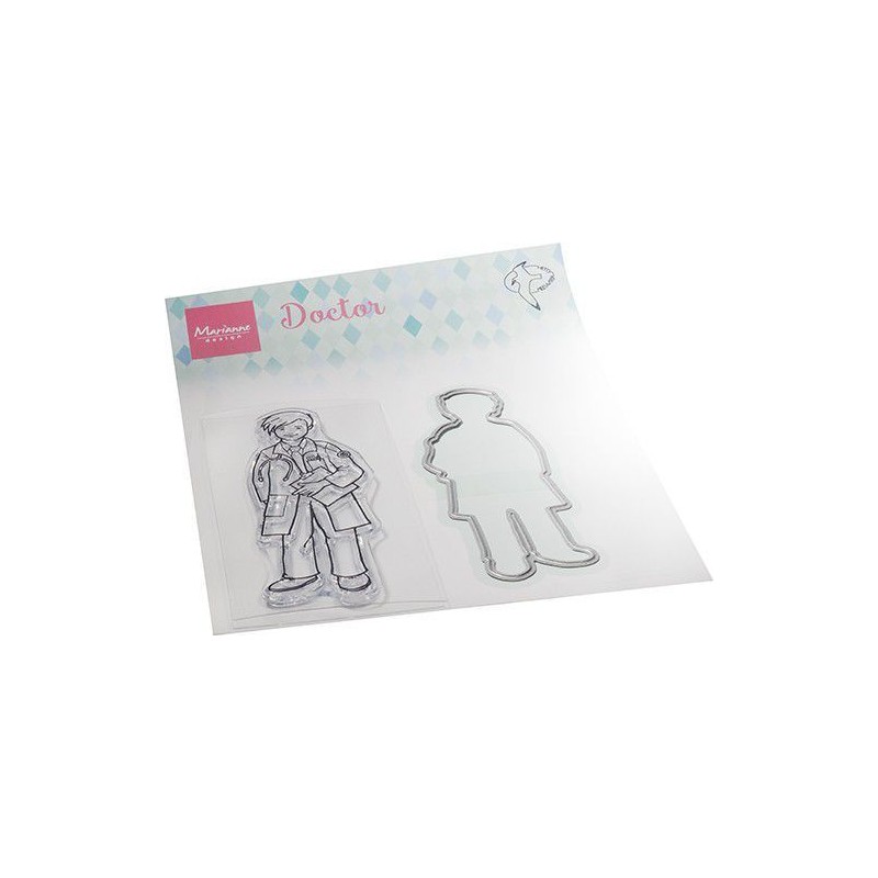 Marianne D Clear Stamps Hetty‘s Doctor  30x85mm, 32x87mm