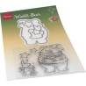 Marianne D Clear Stamp & die set Hetty‘s Winter bear  120x205mm