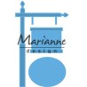 Marianne D Creatable Sign post 63x101 mm - 44x35 mm